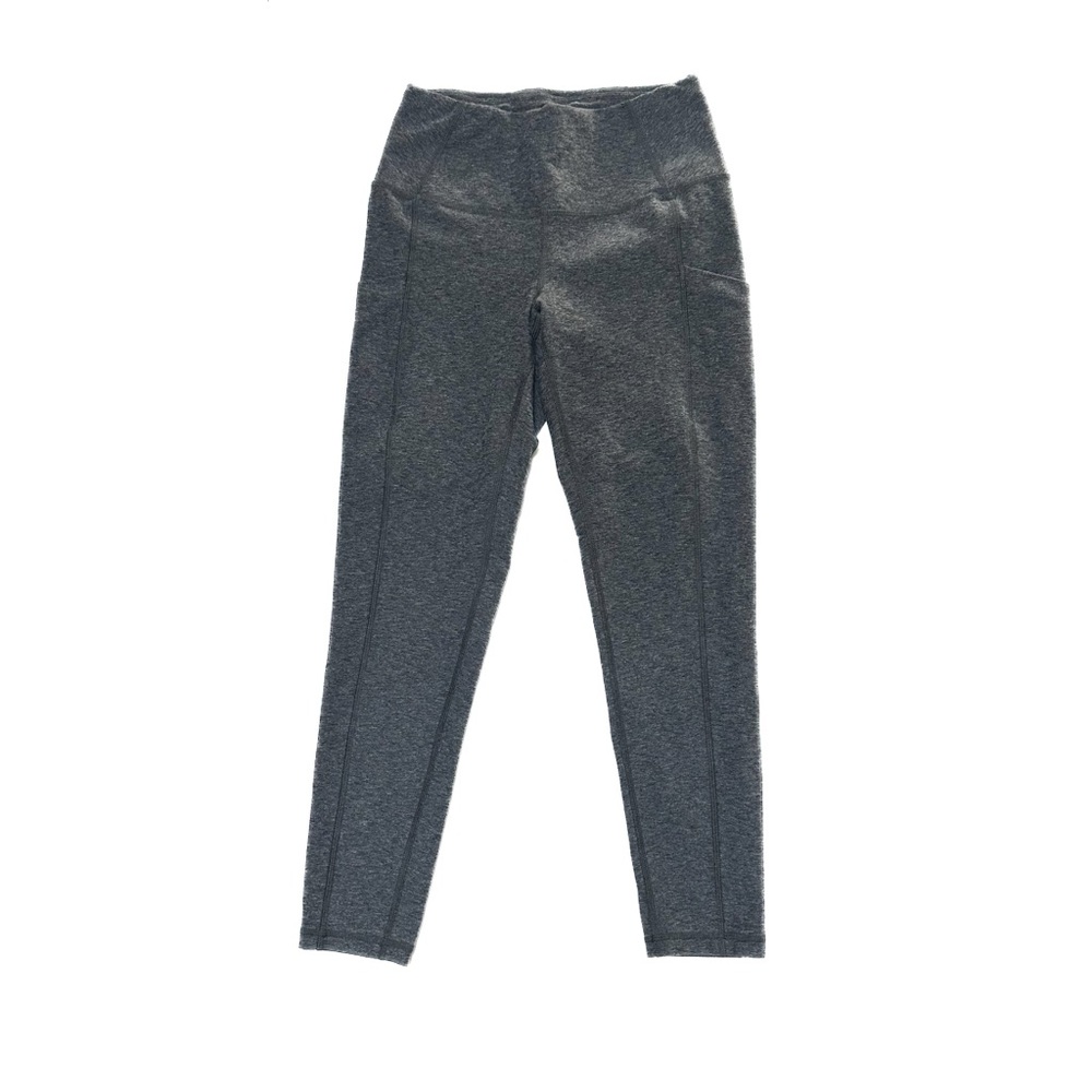 The North Face Women's Side Pocket Mid-Rise 7/8 Leggings Charcoal Heather Grey - Picture 3 of 11